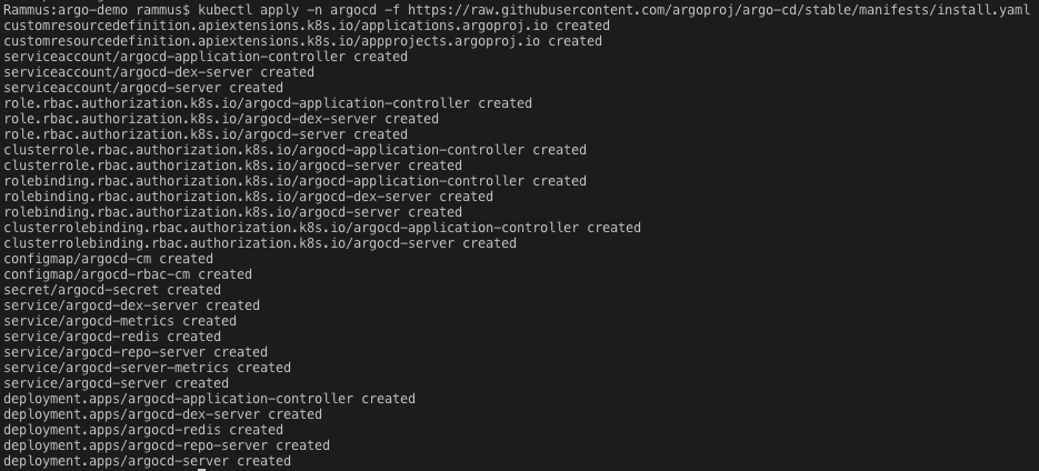 Create Argo CD