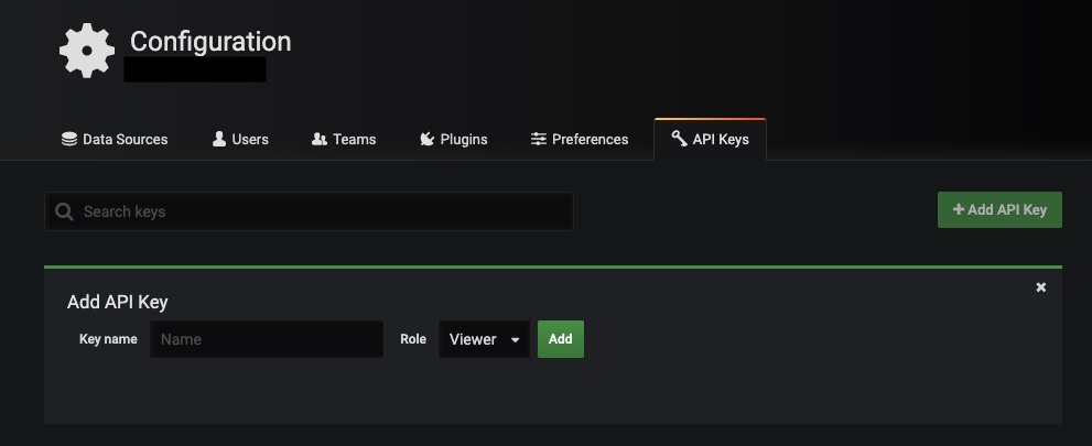 Get Grafana API Key
