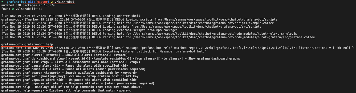 Locally start bot